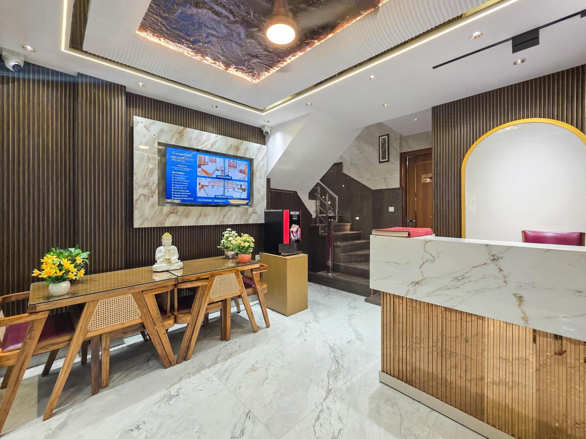 Bed and Breakfast Delhi Delight Premium Nuova Delhi Esterno foto
