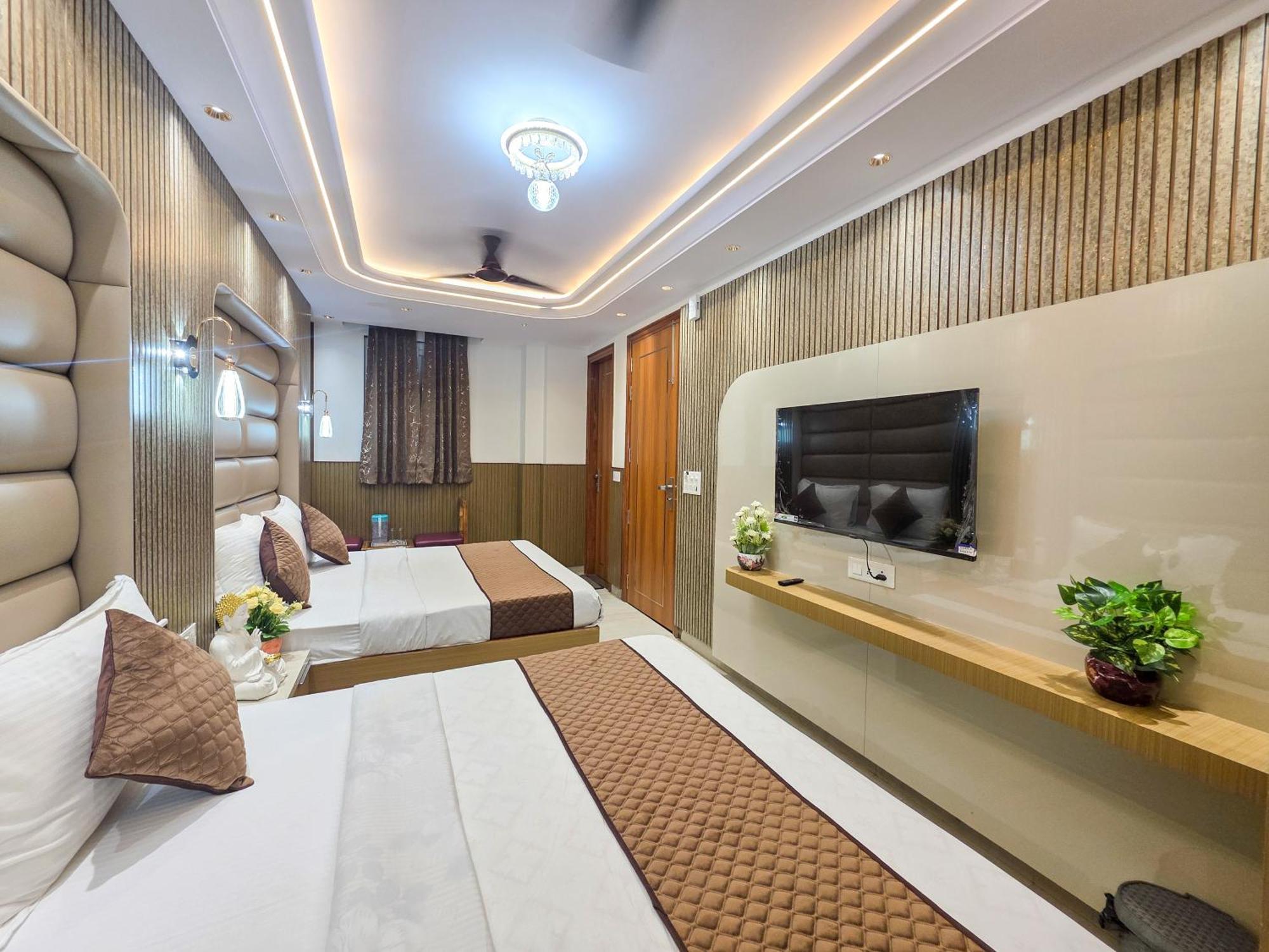 Bed and Breakfast Delhi Delight Premium Nuova Delhi Esterno foto